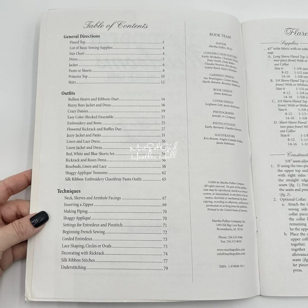 Contemporary Heirlooms For Older Girl by M. Pullen Martha's Sewing Room Modesty